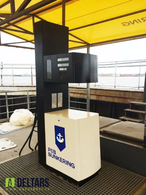 P & B Bunkering - degvielas uzpildes uz ūdens reklāmas marķējums